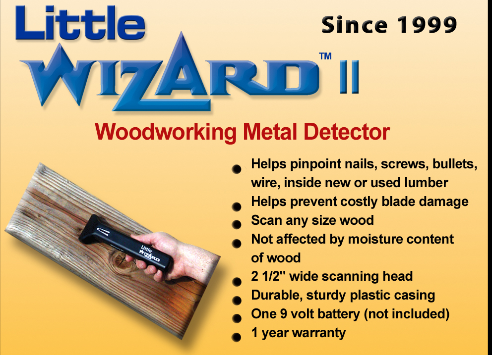 Little Wizard Woodworking Metal Detector