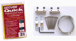 Furniture Straps - Secure Quick Wood Stud Harnesses Strap Kit
To Secure Furniture
The best child safety and disaster restraint made for home use.
The Ultimate Child Safety and Disaster Preparedness Product
Secure Quick Wood Stud Harnesses Kit